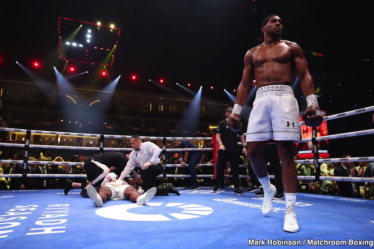 Anthony Joshua Says His Next Fight Will Be At Wembley, September 20 Or 21