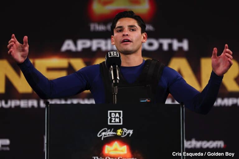 Ryan Garcia Goes Nuclear At Final Press conference
