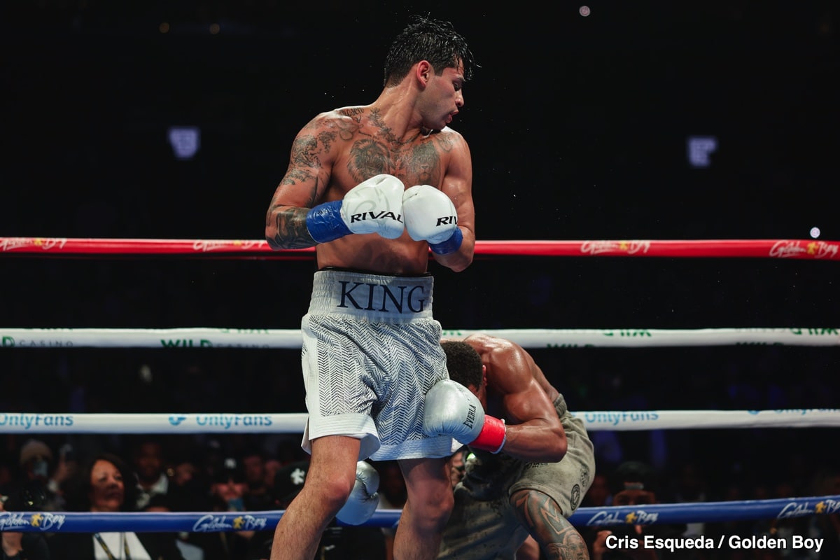 Eddie Hearn Wants Ryan Garcia Banned for Life if PEDs Weren't an Accident
