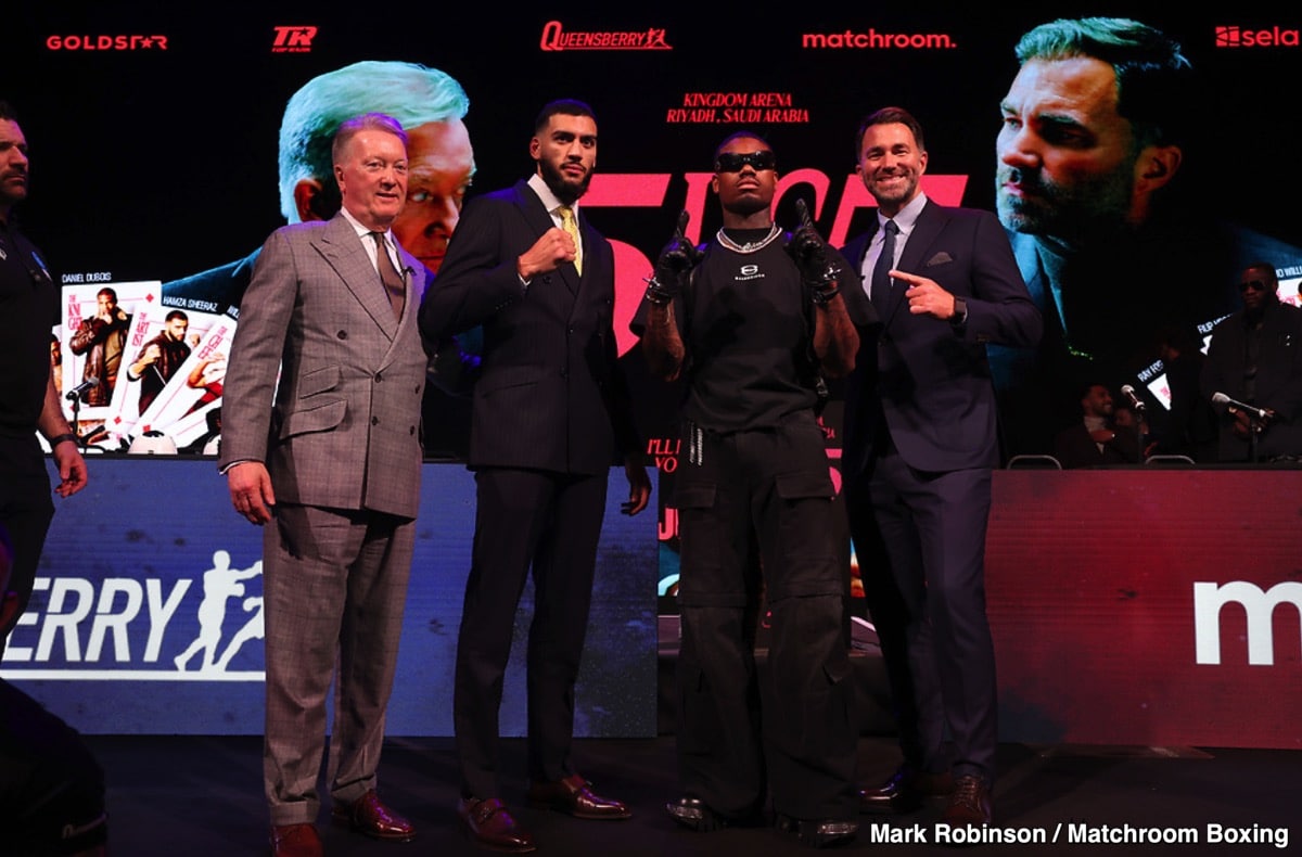 Ammo Williams a "Nightmare" for Hamzah Sheeraz, Says Eddie Hearn