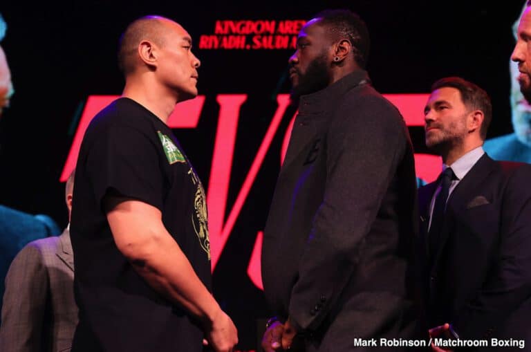Zhang Rates Wilder's Punch Resistance Low Ahead of Saturday's Clash
