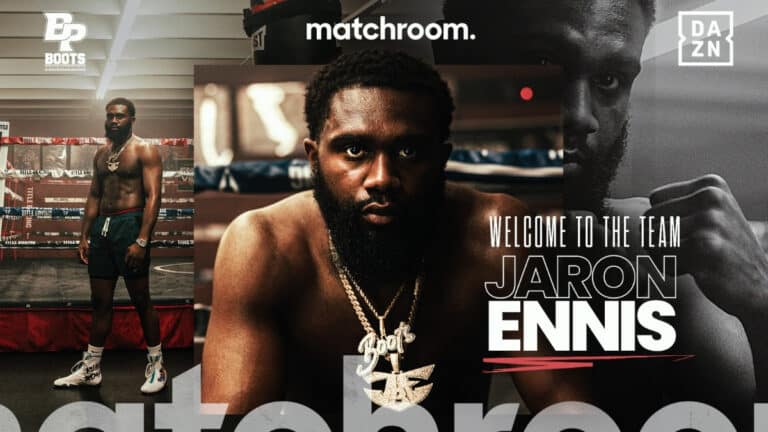 Jaron "Boots" Ennis Signs With Matchroom Boxing!