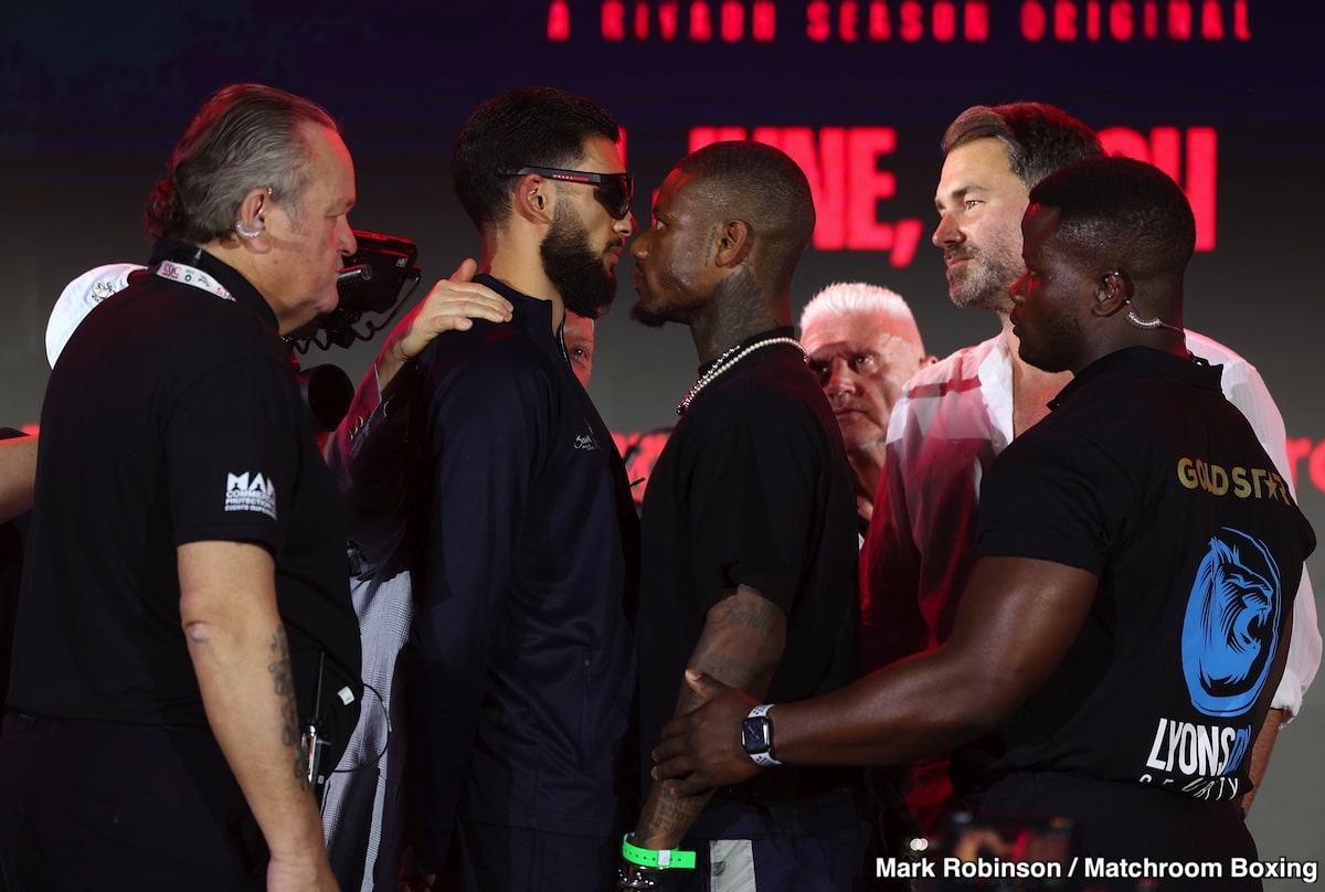Ammo Williams a "Nightmare" for Hamzah Sheeraz, Says Eddie Hearn