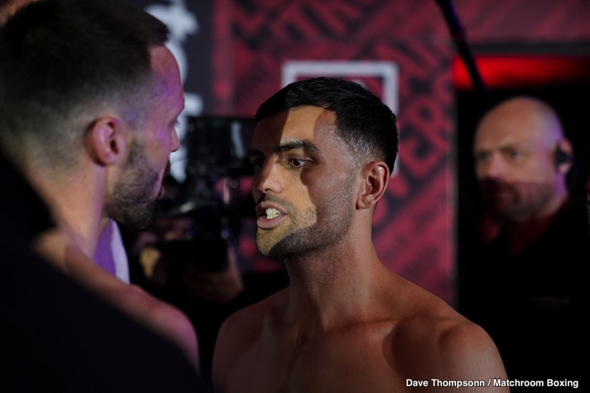 Josh Taylor - Jack Catterall Official Official Weigh-In Results