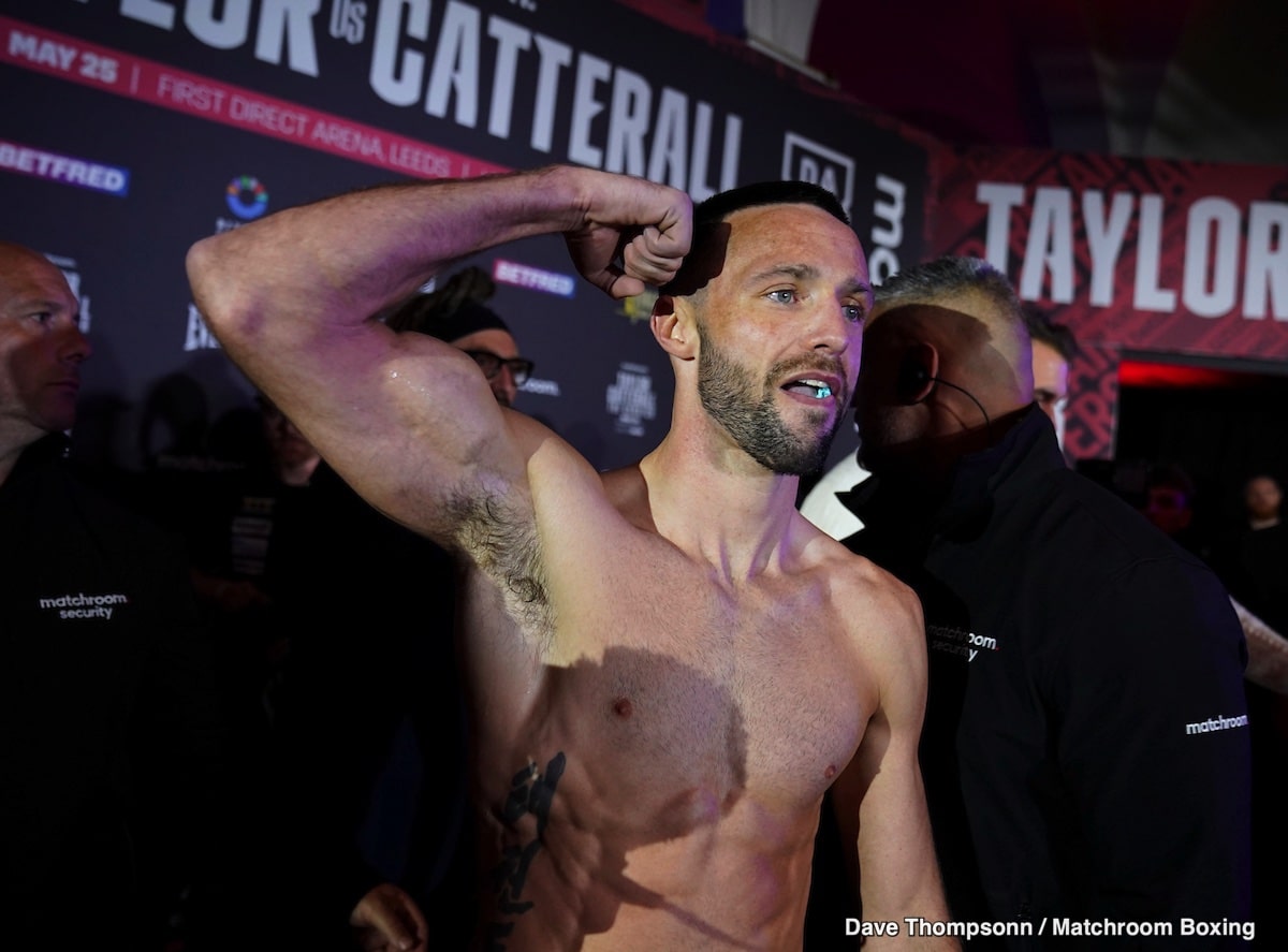 Josh Taylor - Jack Catterall Official Official Weigh-In Results