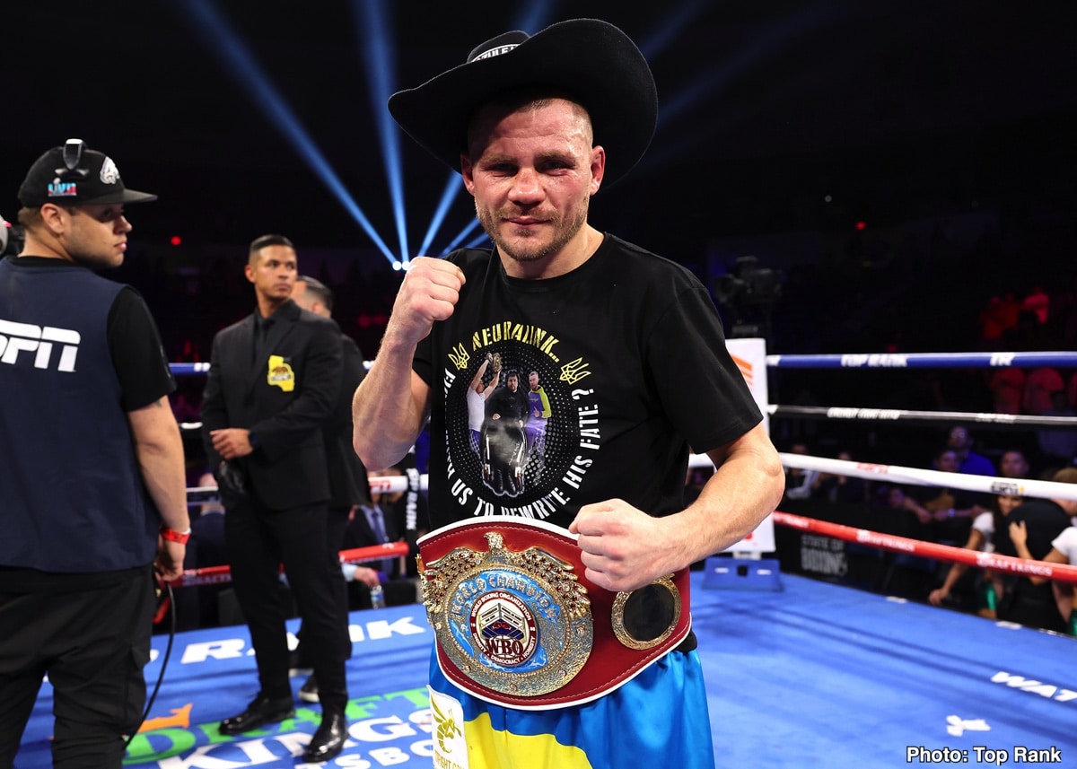 Berinchyk Schools Navarrete, Wins Vacant WBO Lightweight Title – Boxing Results