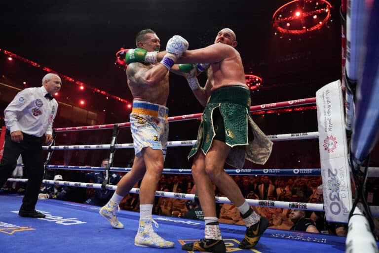 Live Boxing Results Tonight: Tyson Fury vs. Oleksandr Usyk