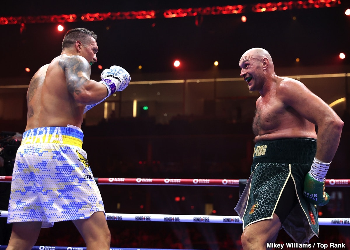 Oleksandr Usyk Exposed Tyson Fury’s Declining Skills, Says Johnny Nelson