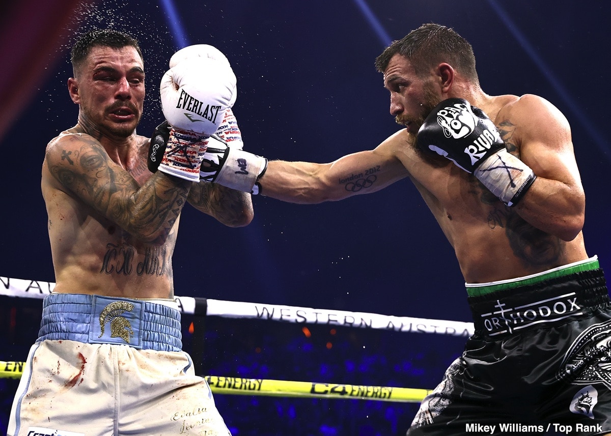 Video Highlights: Lomachenko TKOs George Kambosos Jr