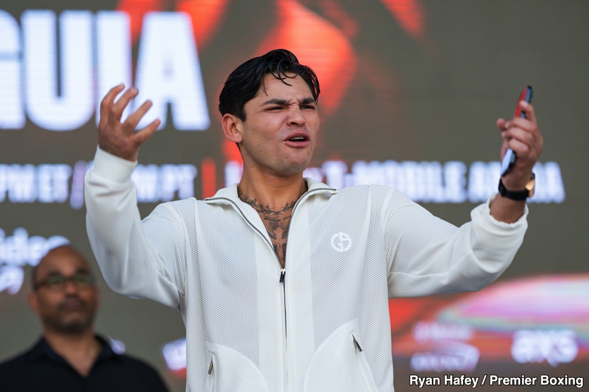 B Sample Results Revealed: Ryan Garcia Absolutely Unbothered