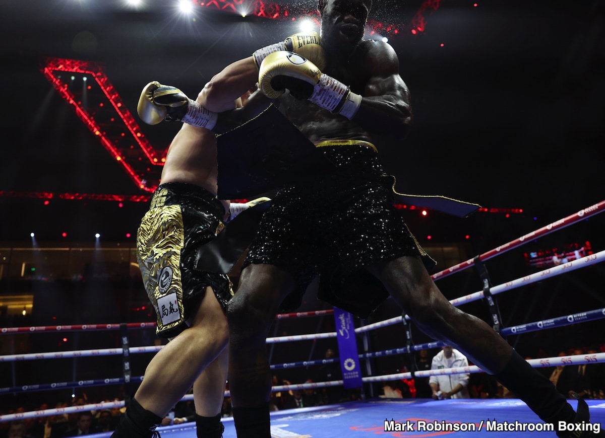 Zhilei Zhang Blasts Out Deontay Wilder In Fifth Round; Surely Ends Wilder's Career - Boxing Results