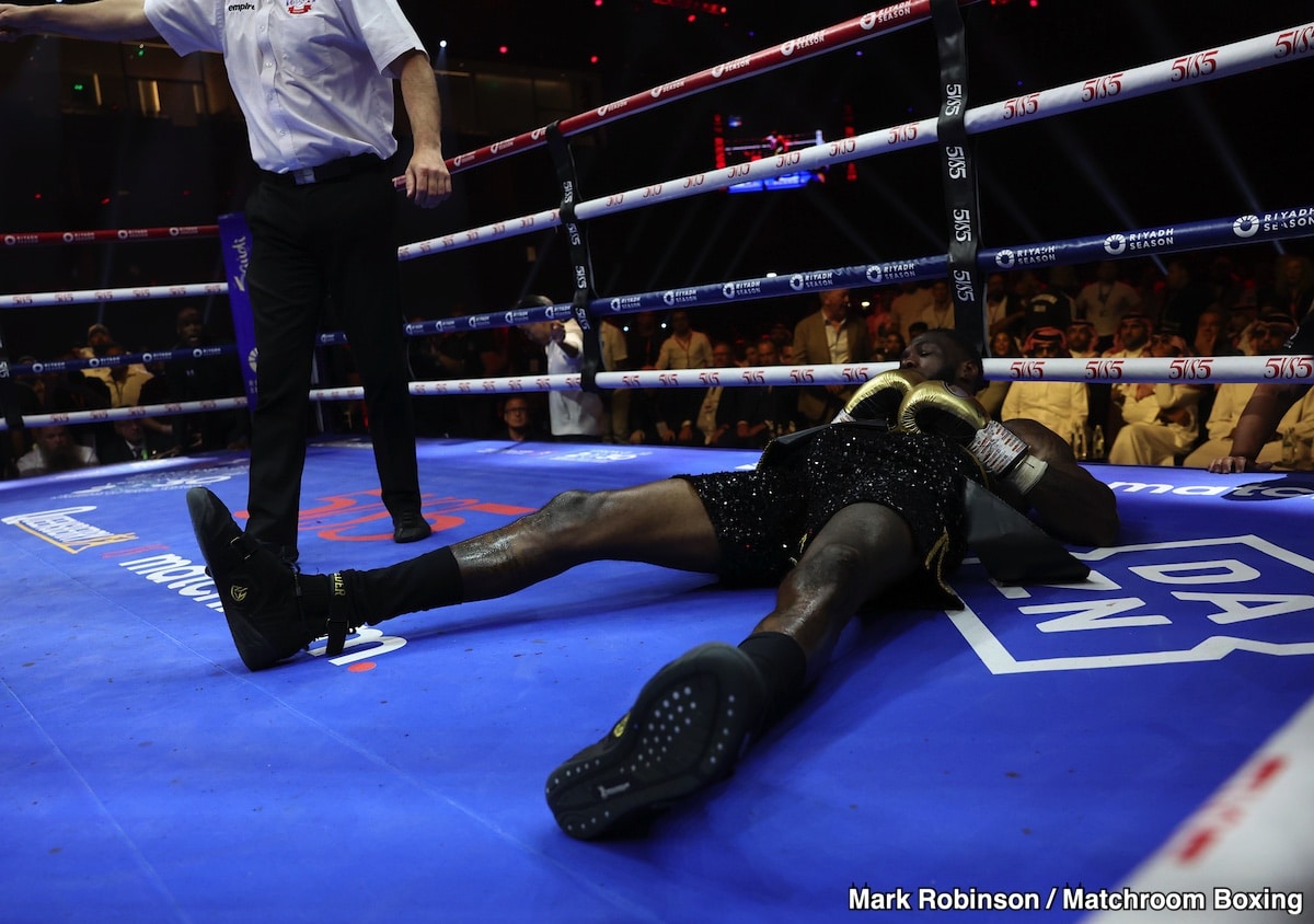 Zhilei Zhang Blasts Out Deontay Wilder In Fifth Round; Surely Ends Wilder's Career - Boxing Results