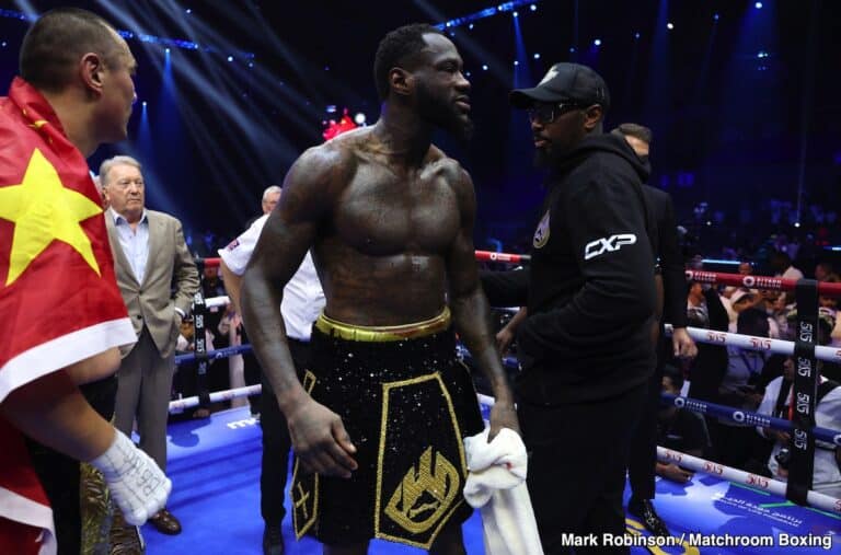 Lennox Lewis Urges Deontay Wilder to Retire After Zhang Loss