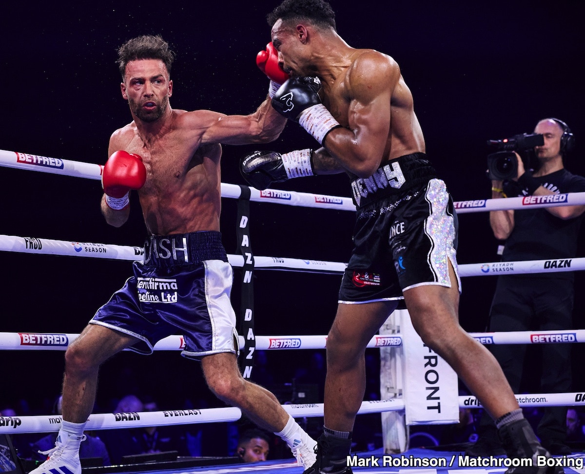 Tyler Denny Defeats Felix Cash By 5th round Technical Decision - Boxing Results