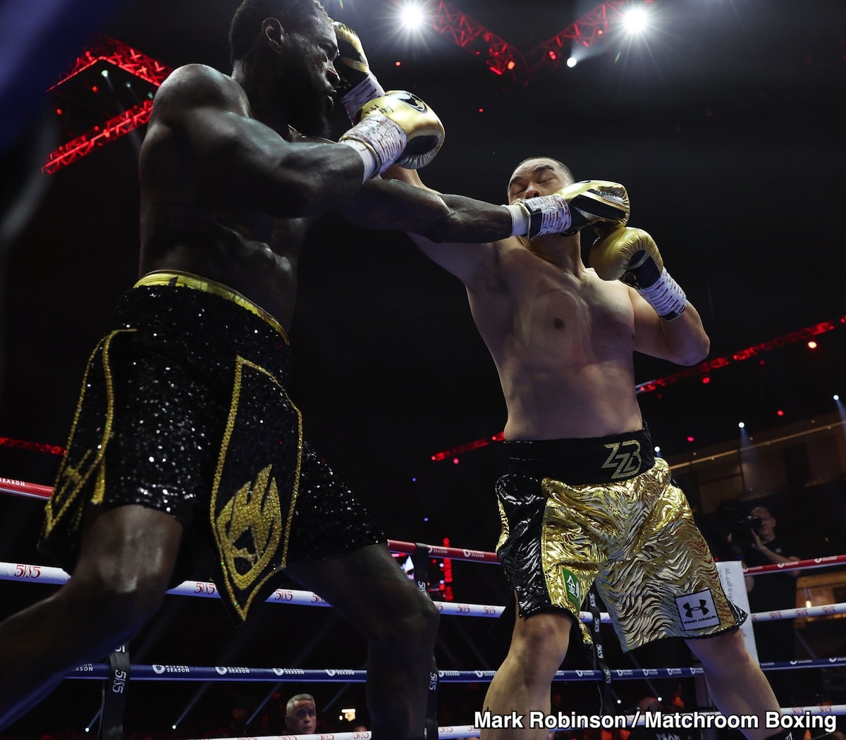 Zhilei Zhang Blasts Out Deontay Wilder In Fifth Round; Surely Ends Wilder's Career - Boxing Results