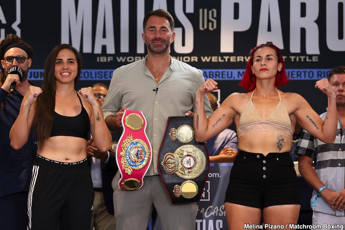 Subriel Matias, Liam Paro Official DAZN Weigh In Results