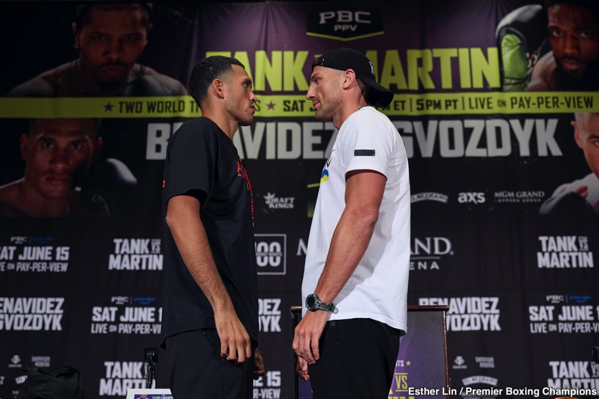 David Benavidez vs. Oleksandr Gvozdyk on June 15, live on Prime Video