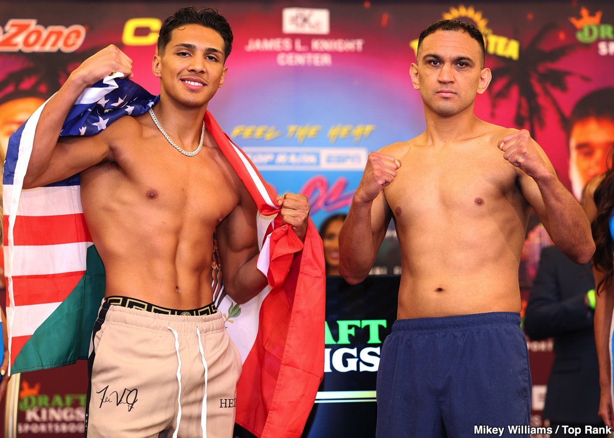 ESPN Weights: Lopez vs. Claggett, Ramirez vs. Benitez
