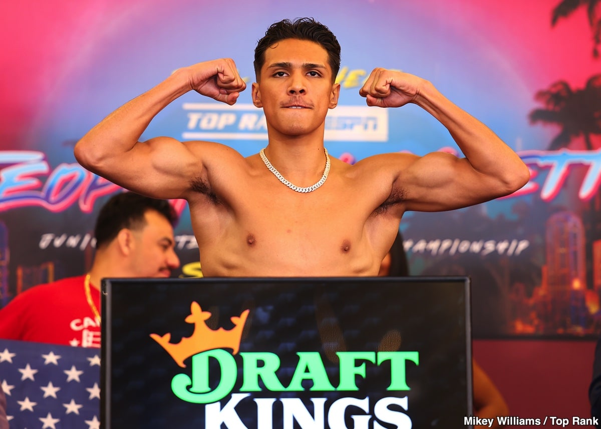 ESPN Weights: Lopez vs. Claggett, Ramirez vs. Benitez