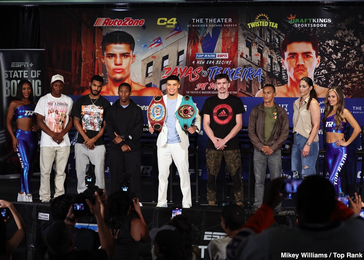 Xander Zayas vs. Patrick Teixeira on June 8, live on ESPN+