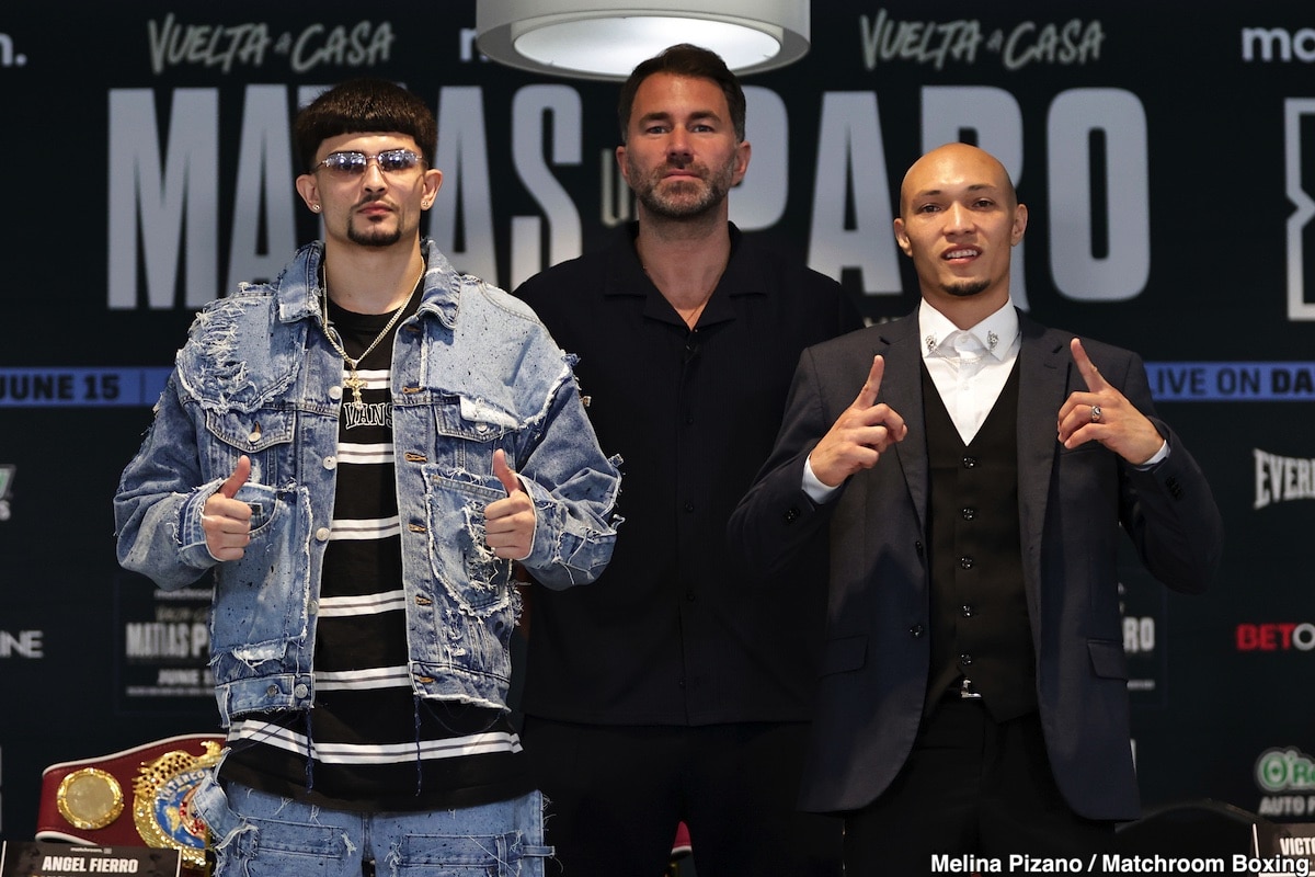 Subriel Matias Vs. Liam Paro on June 15th, live on DAZN
