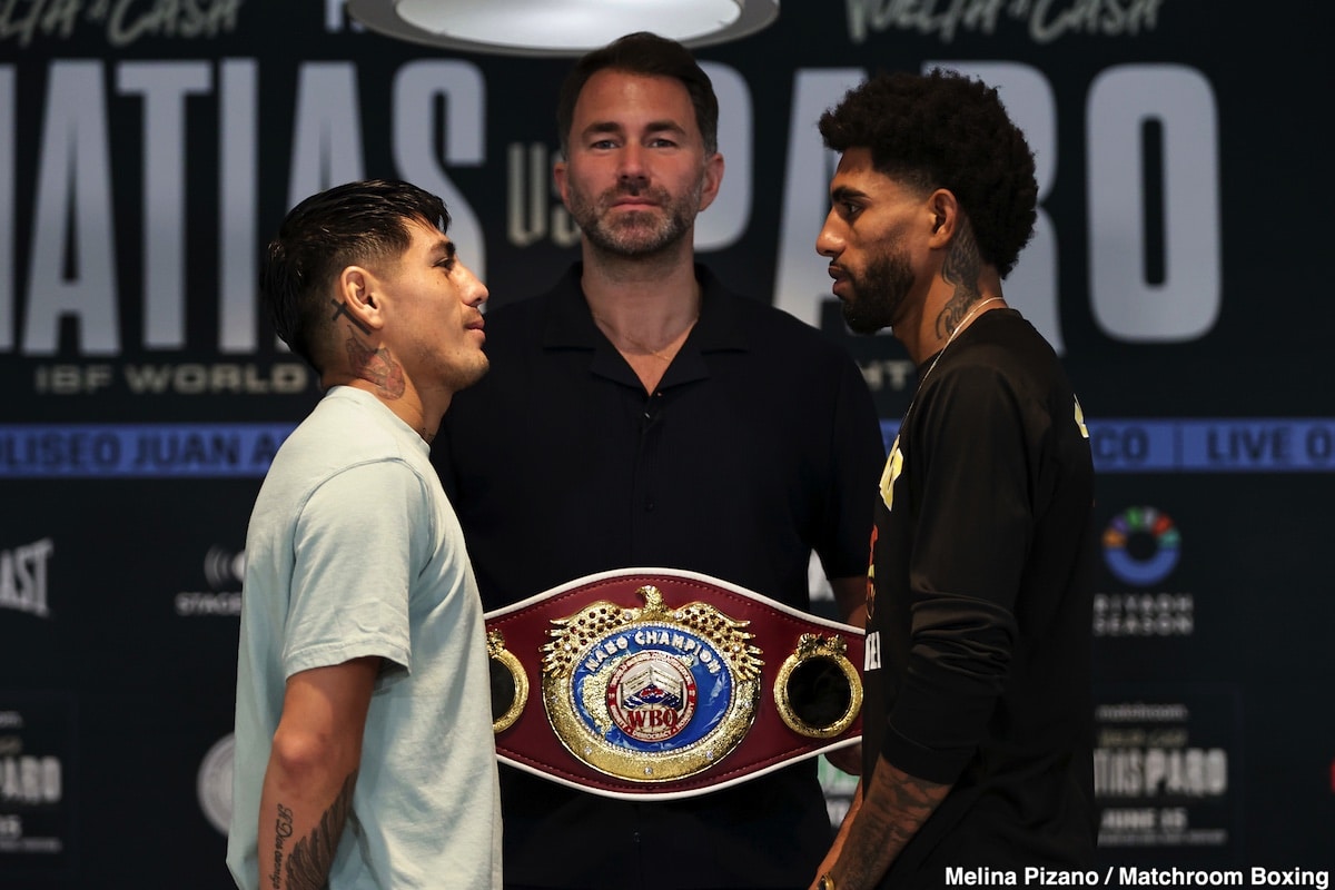 Subriel Matias Vs. Liam Paro on June 15th, live on DAZN