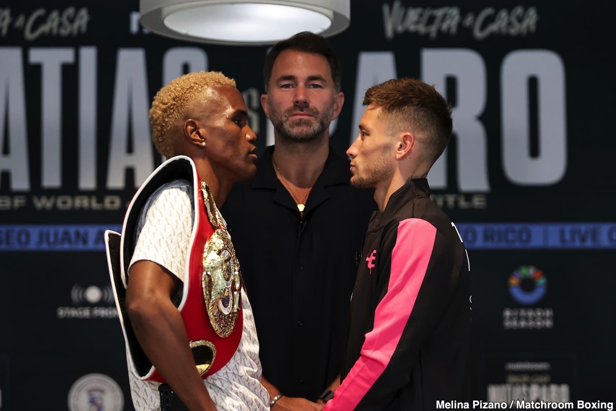 Subriel Matias Vs. Liam Paro on June 15th, live on DAZN