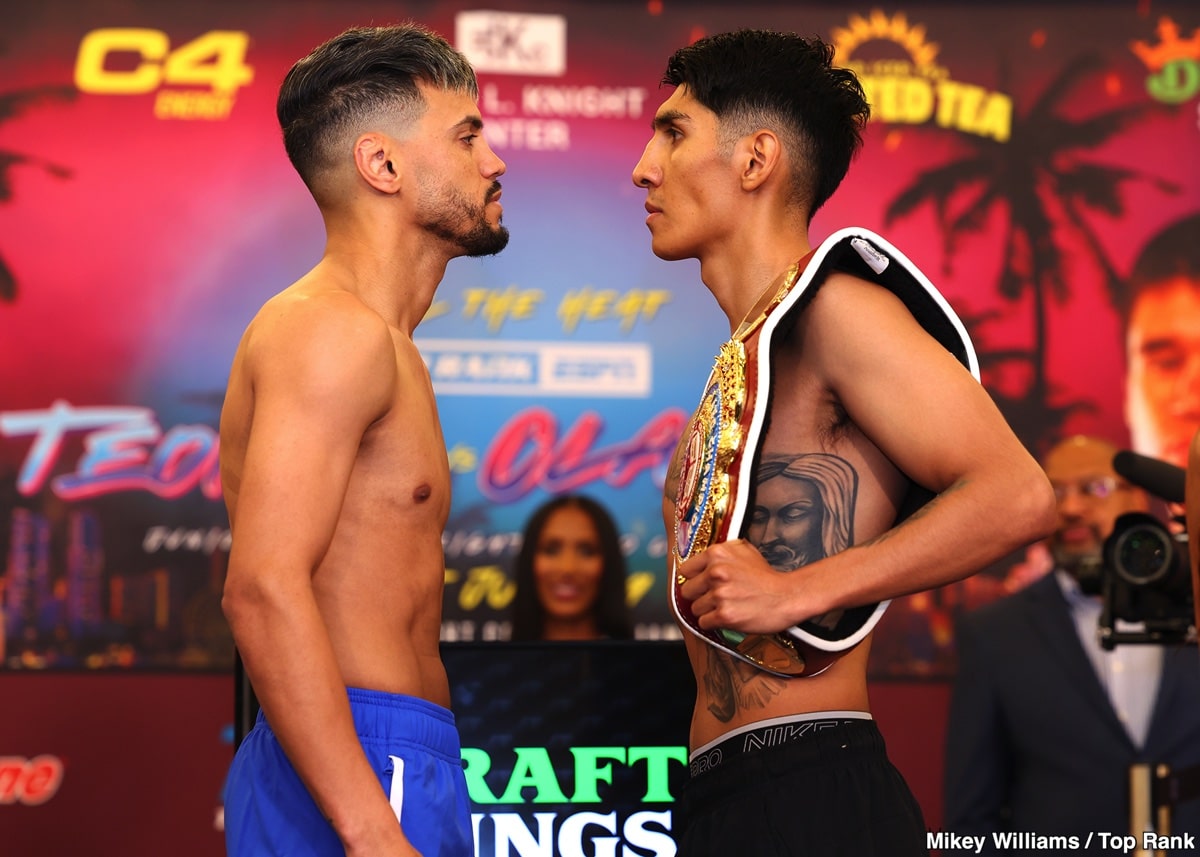 ESPN Weights: Lopez vs. Claggett, Ramirez vs. Benitez