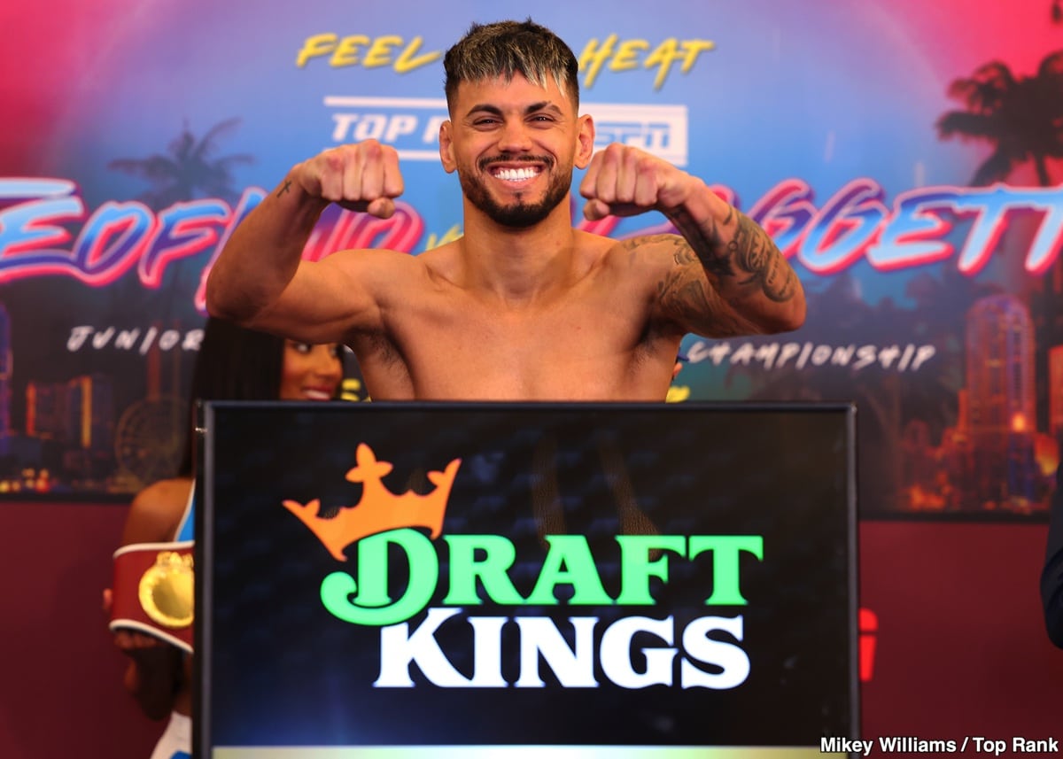 ESPN Weights: Lopez vs. Claggett, Ramirez vs. Benitez