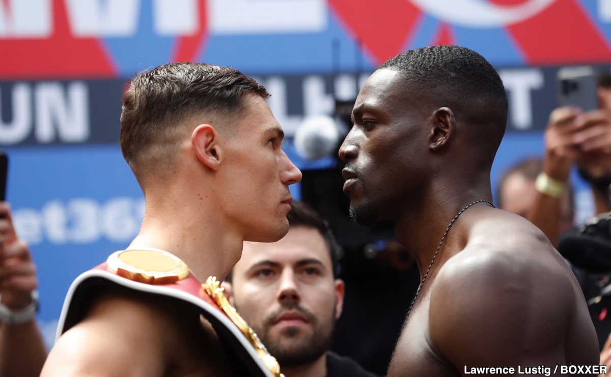 Billam-Smith vs. Riakporhe Official Sky Sports Weigh In Results