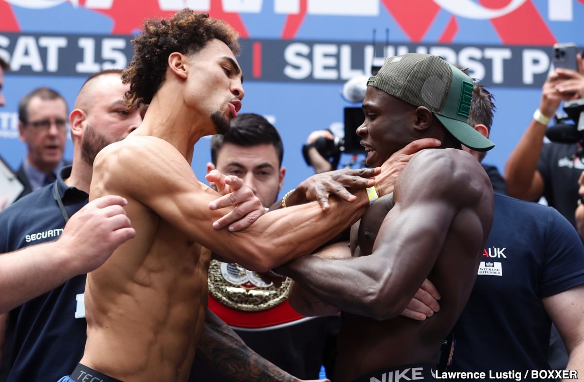 Billam-Smith vs. Riakporhe Official Sky Sports Weigh In Results
