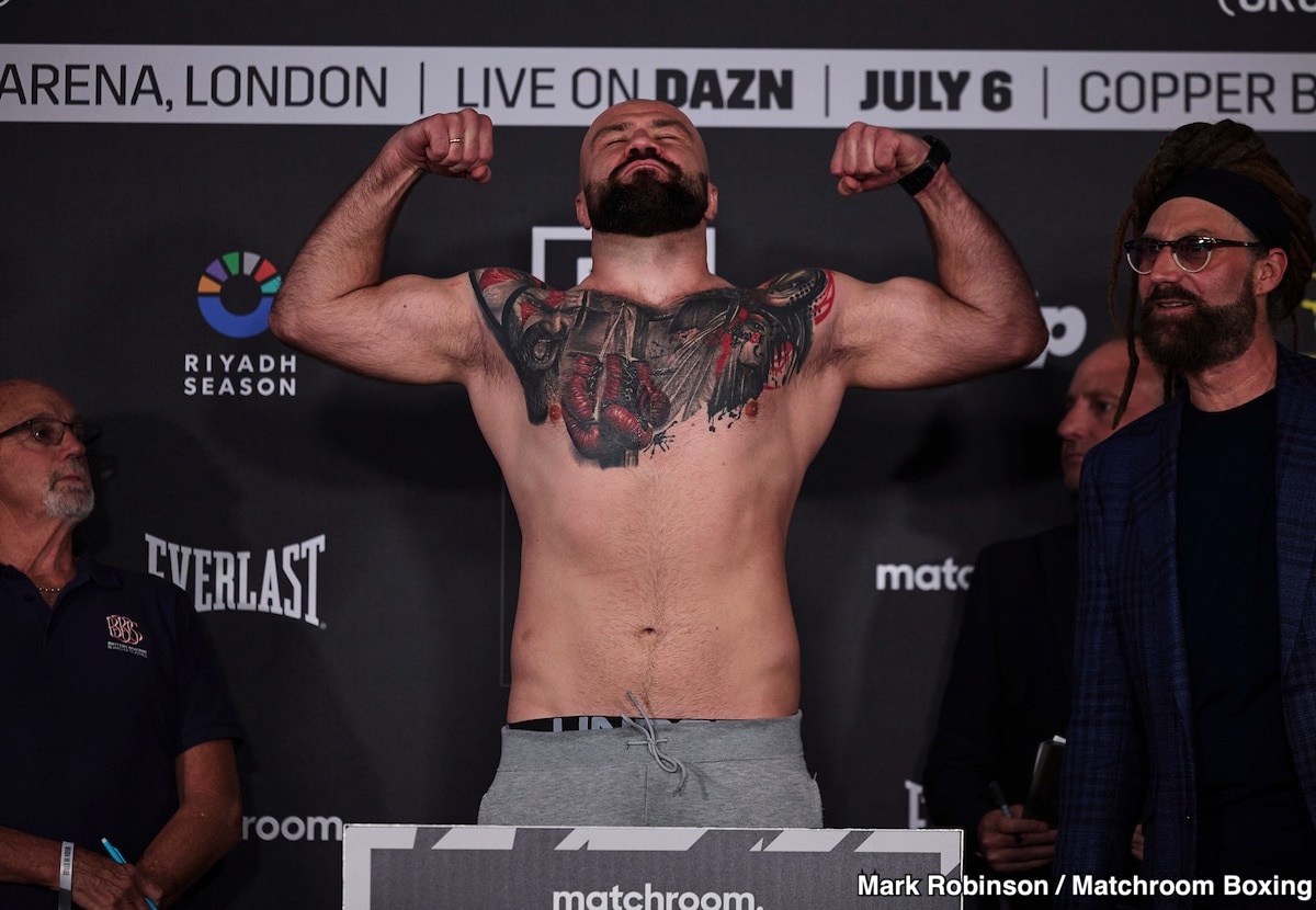 Alen Babic, Johnny Fisher Weigh-In; Babic Says He Hopes “We're Going To Spend Weeks In Hospital”