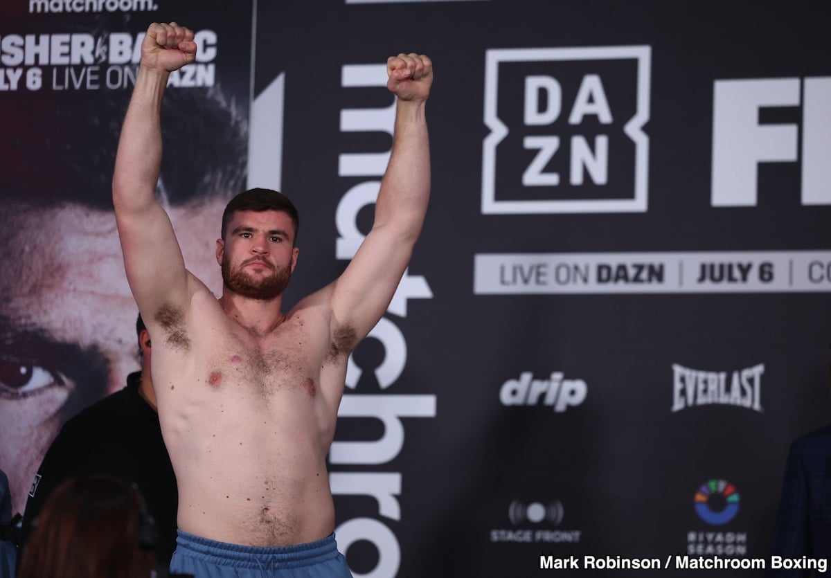 Alen Babic, Johnny Fisher Weigh-In; Babic Says He Hopes “We're Going To Spend Weeks In Hospital”