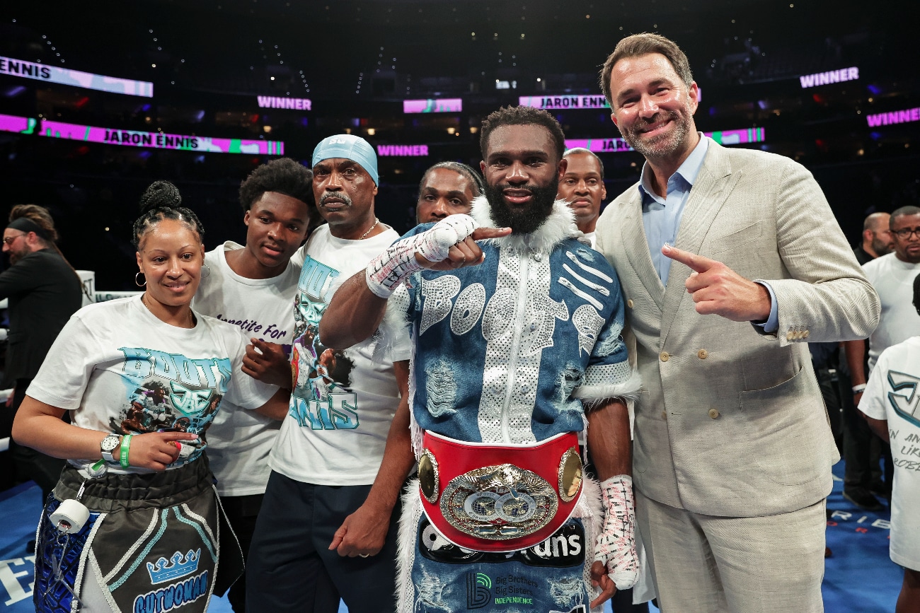 Hearn Responds to Crawford's Cryptic Comment After Ennis's Victory