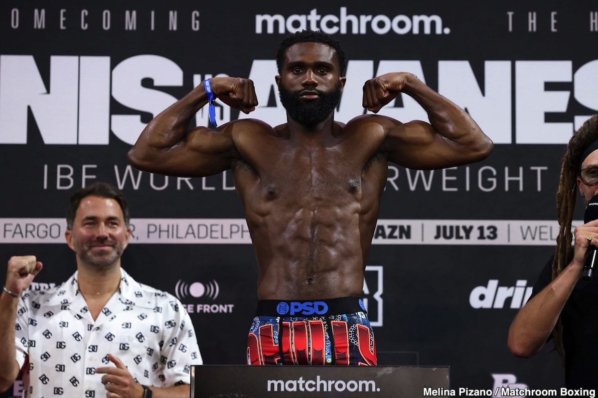 DAZN Weights: Ennis vs. Avanesyan - For Saturday