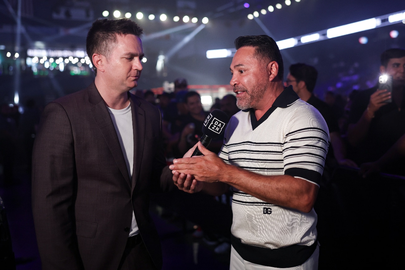 De La Hoya Trashes British Fans For Wanting Canelo vs. Eubank Jr.