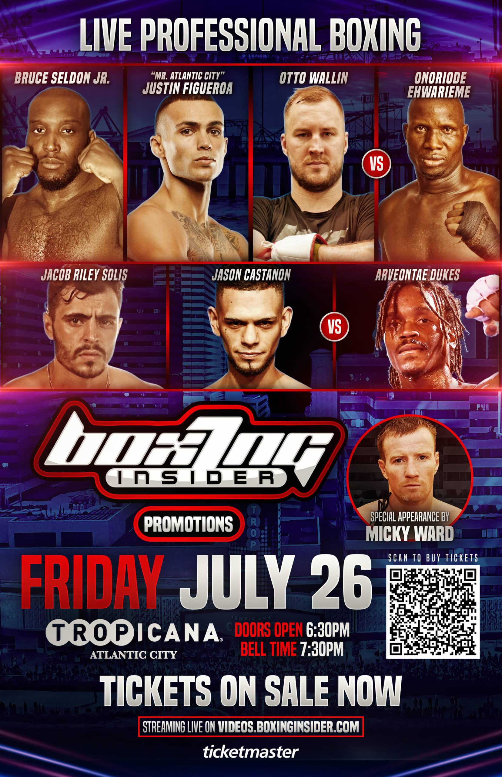 Otto Wallin To Face Onoriode Ehwarieme in Atlantic City on July 26