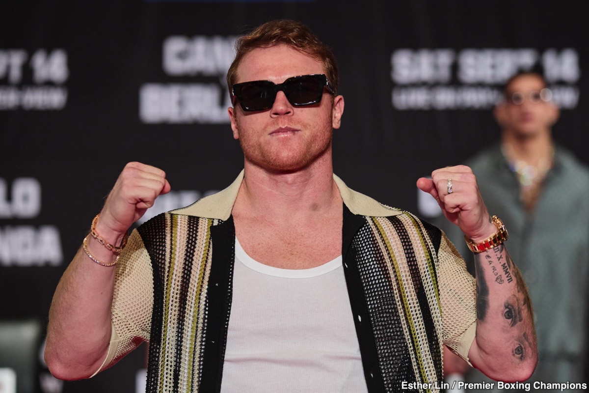 Canelo Not Concerned About Going Head To Head With UFC On Sep 14th