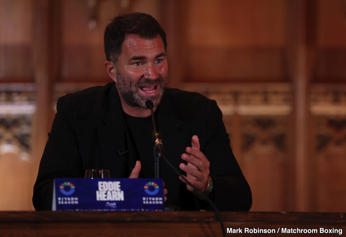 Eddie Hearn: Naoya Inoue vs. Murodjon Akhmadaliev Is A “50/50 Fight"