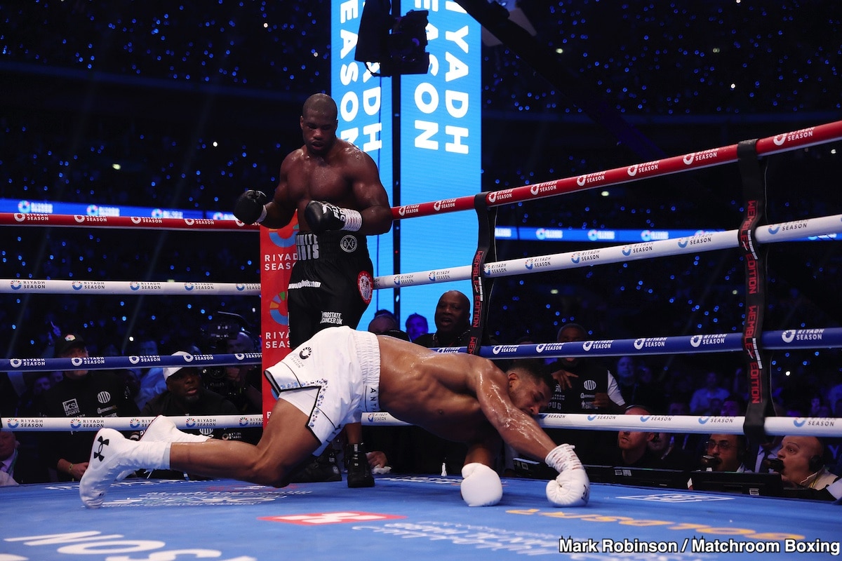 Anthony Joshua Plummets In New Ring Magazine Top 10 Heavyweight Rankings