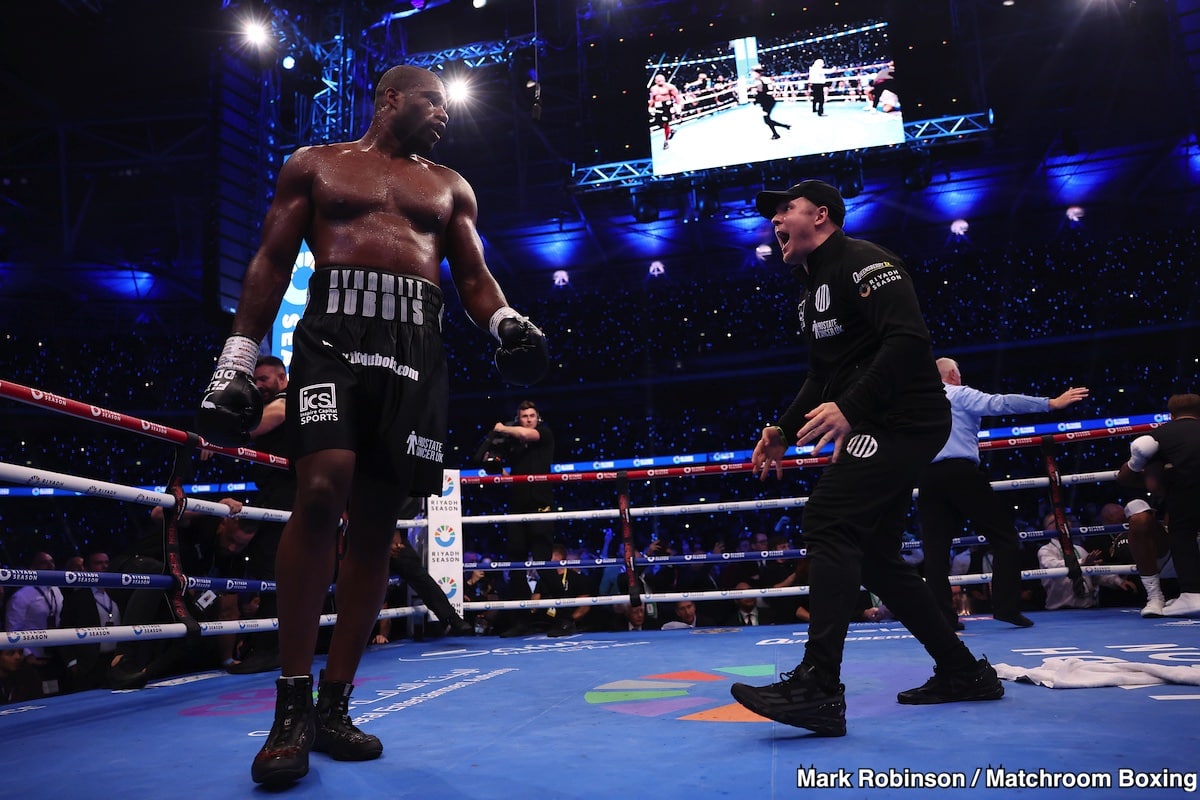 Daniel Dubois Is In Riyadh And He Wants The Winner Of Saturday's Fight: “I Want Undisputed”