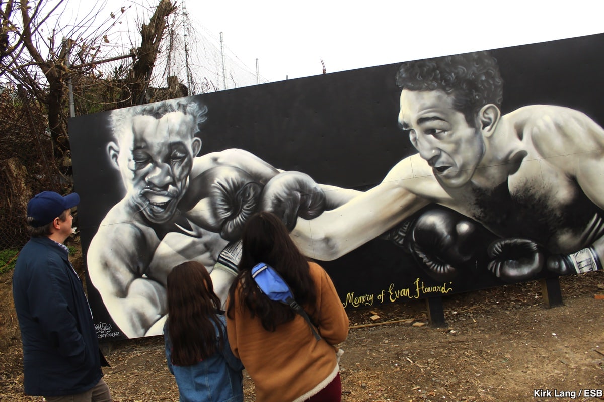 Willie Pep Mural Continues Fighter’s Legacy