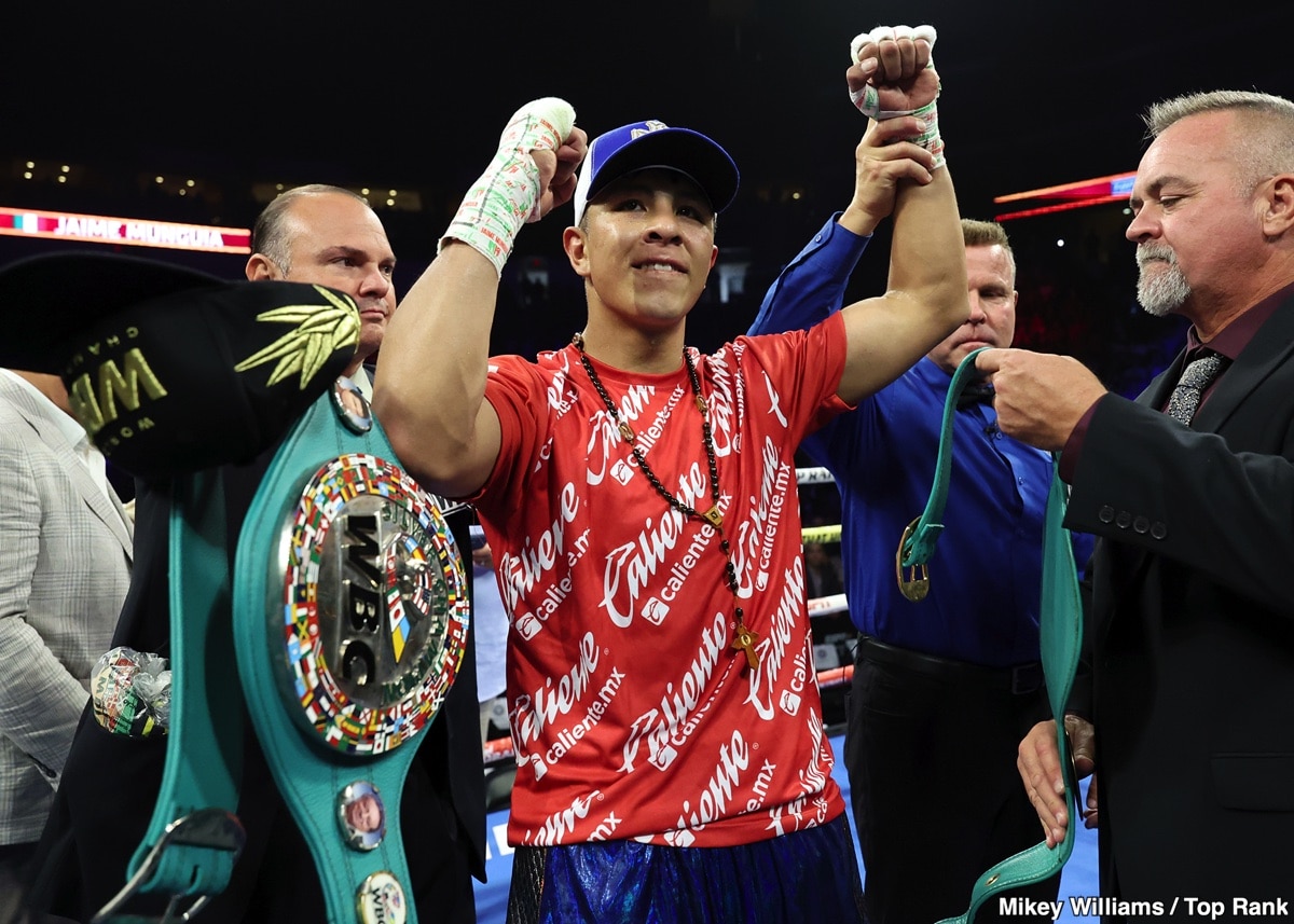 Jaime Munguia Busted After Revenge Win – Testosterone Shock Rocks May 4 Card