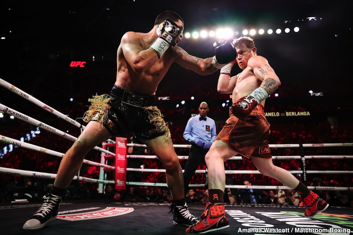 Edgar Berlanga's Fight Weight: 193-lbs for Canelo Alvarez