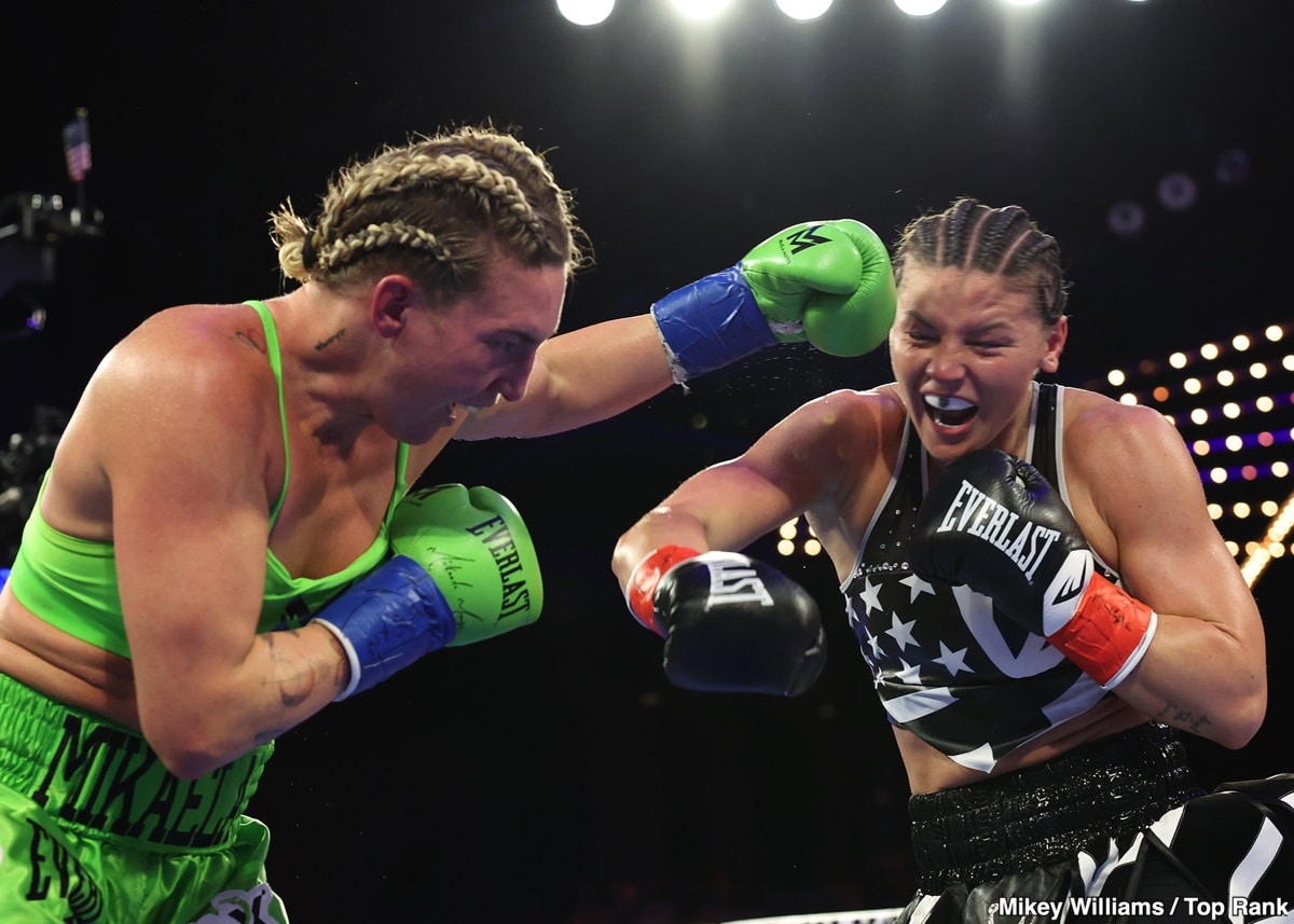 After “Paint-Gate,” Mikaela Mayer And Sandy Ryan Are Set To Fight Again On March 29th