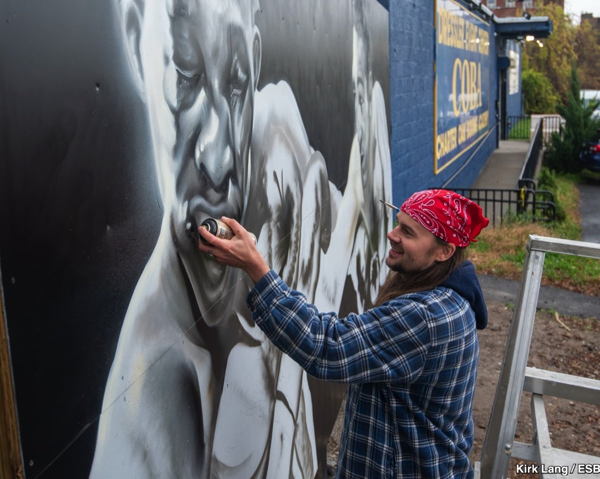 Willie Pep Mural Continues Fighter’s Legacy