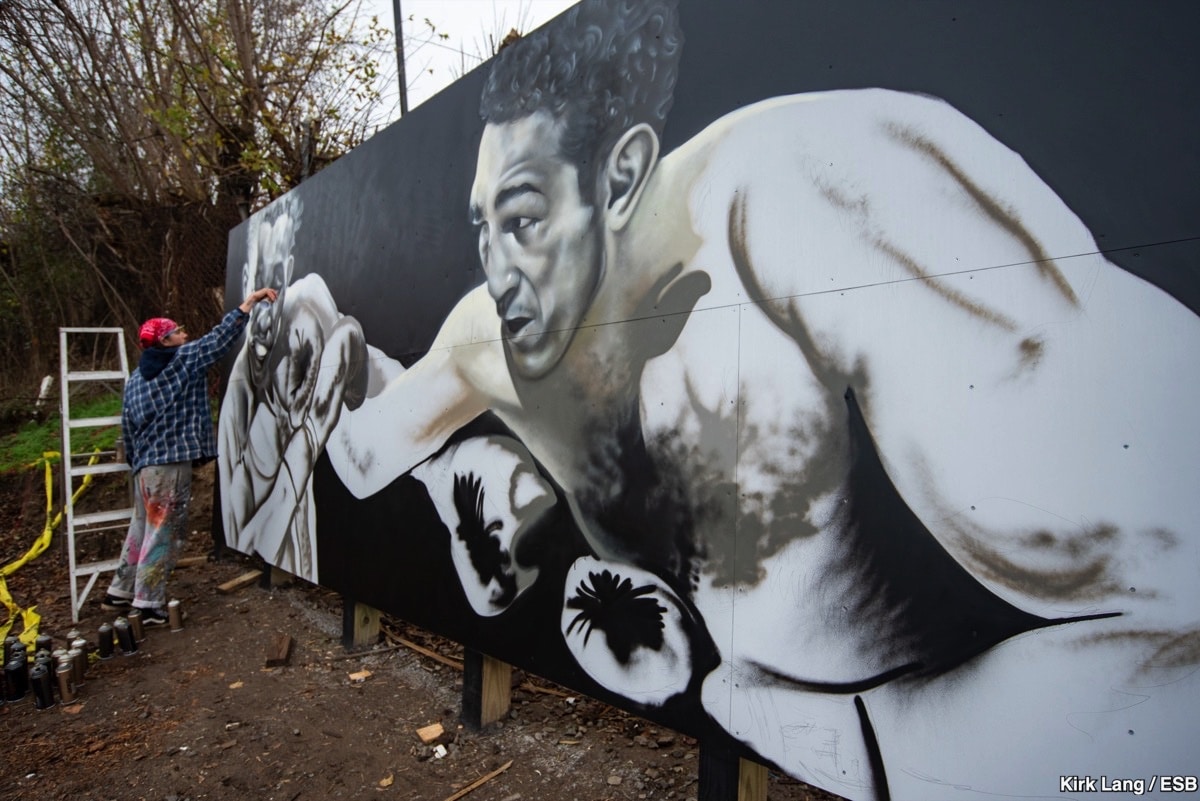 Willie Pep Mural Continues Fighter’s Legacy