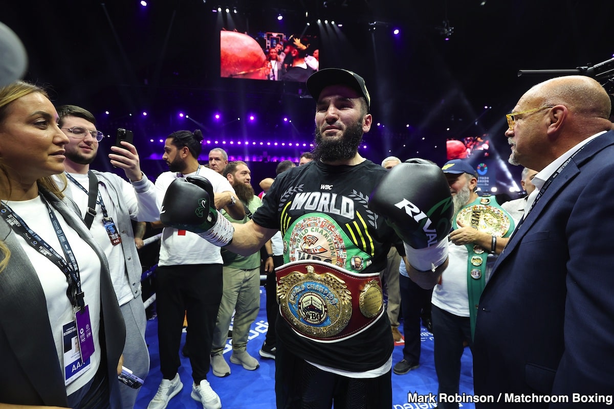 Artur Beterbiev's Trainer Says Benavidez and Buatsi Are 2 Options