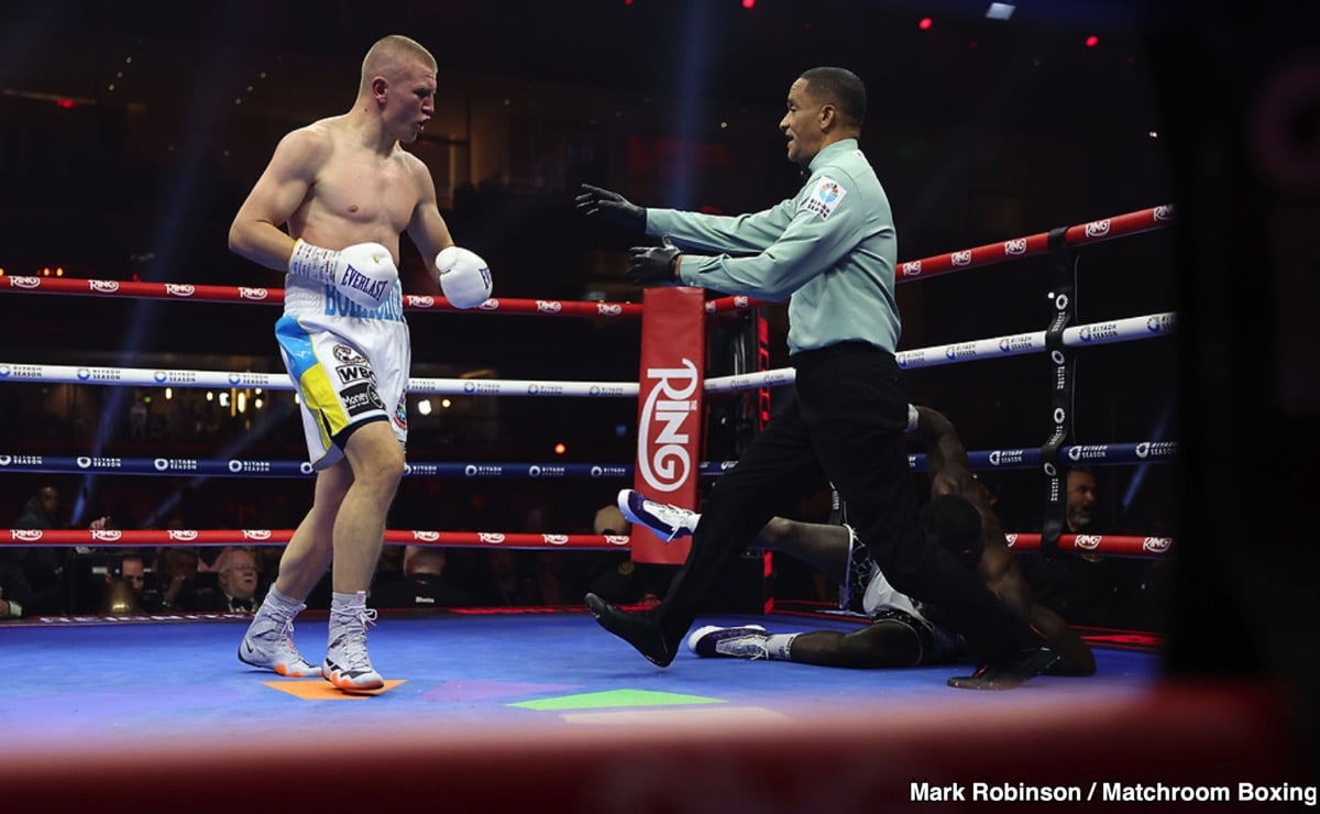 Serhii Bohachuk TKOs Ishmael Davis in WBC eliminator - Boxing Results