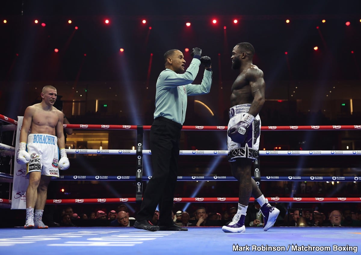 Serhii Bohachuk TKOs Ishmael Davis in WBC eliminator - Boxing Results